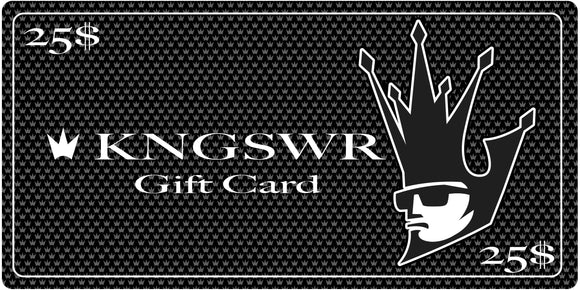 Cartes cadeaux KNGSWR